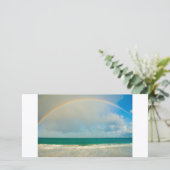 Rainbow over ocean (Standing Front)