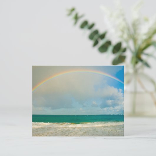 Rainbow over ocean (Standing Front)