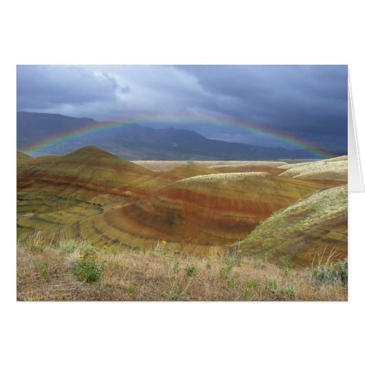 Rainbow Over Painted Hills Cards (Front Horizontal)