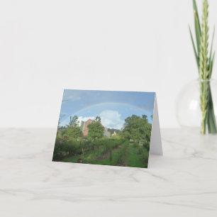 Rainbow over POP Note Card