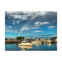 Rainbow Over Portsmouth Harbor, New Hampshire