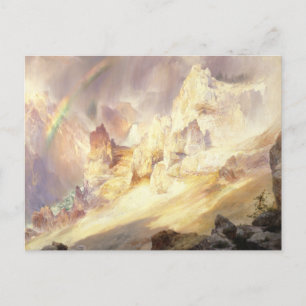 Rainbow over the Grand Canyon of the Yellowstone Postcard