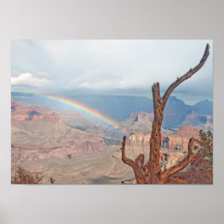 Rainbow over the Grand Canyon Poster