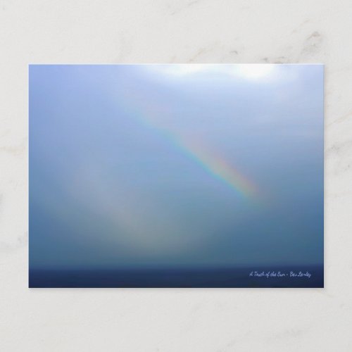 Rainbow over the Ocean Postcard