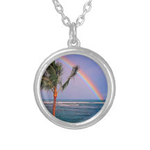 Rainbow over the ocean