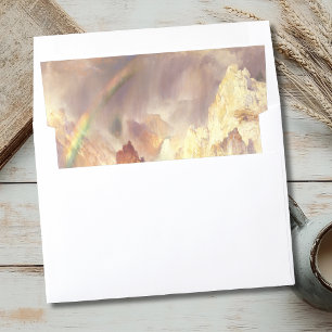 Rainbow Over Yellowstone, Moran 1900 Envelope Liner