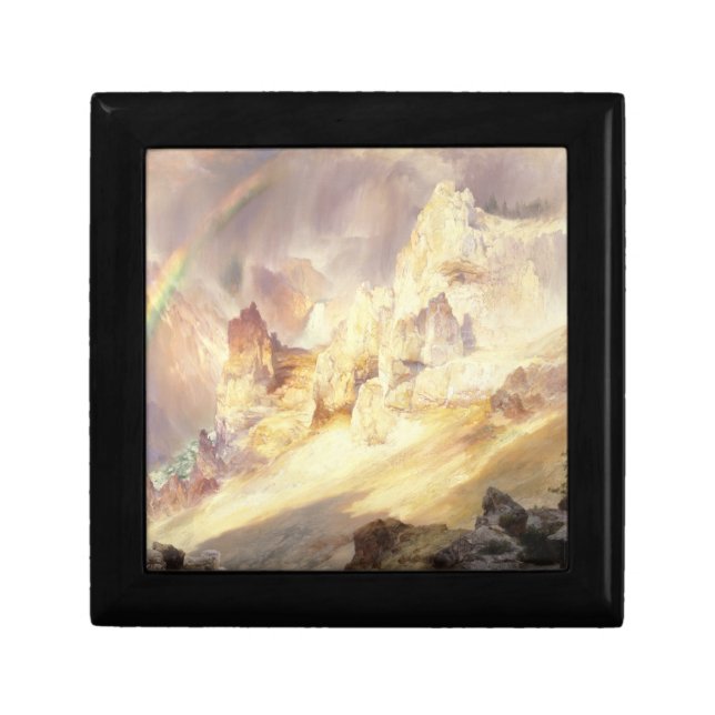 Rainbow Over Yellowstone, Moran 1900 Gift Box (Front)