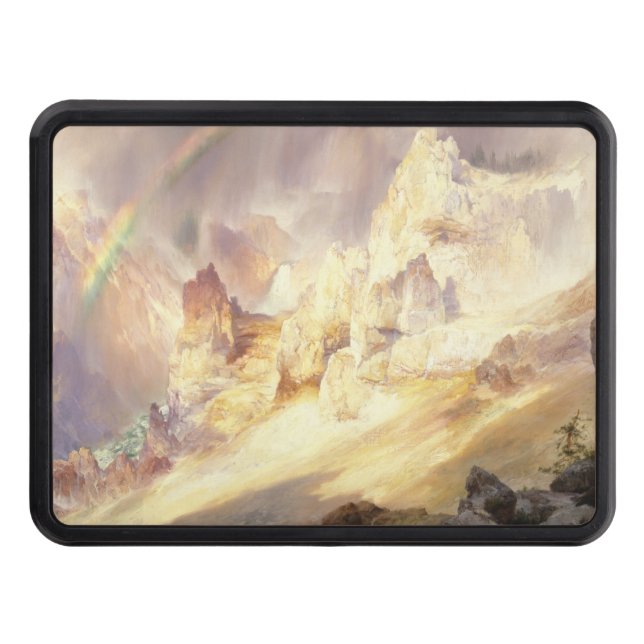 Rainbow Over Yellowstone, Moran 1900 Hitch Cover (Front)