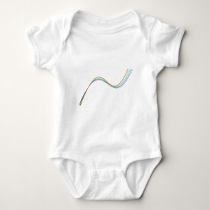 rainbow overstatement baby bodysuit