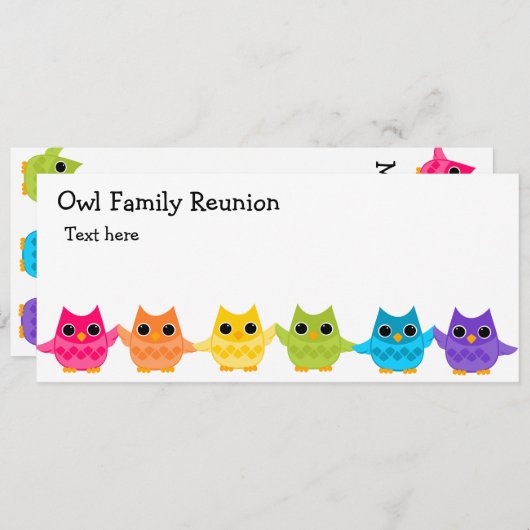 Rainbow Owls (Front/Back)