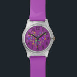 Rainbow owls purple watch<br><div class="desc">digital design</div>