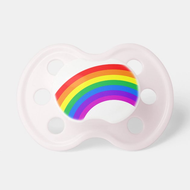 rainbow pacifier