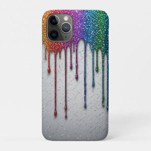 Rainbow Paint Drip Splash ✨Vibrant Color Explosion iPhone 11 Pro Case