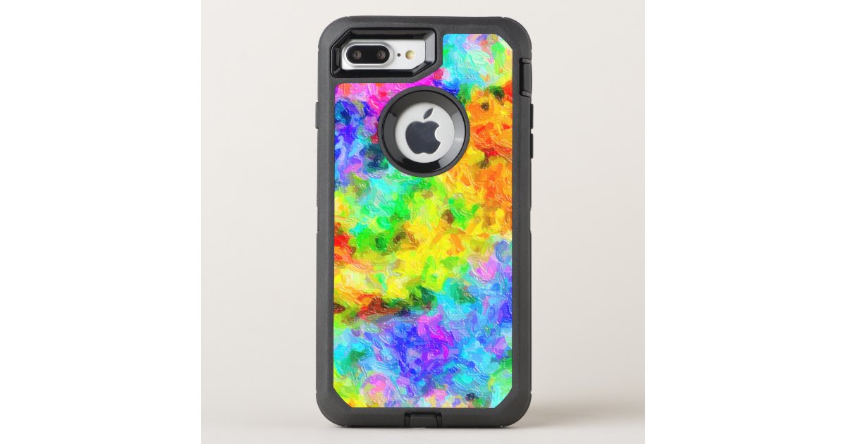 Rainbow Paint Otterbox iPhone Case Zazzle