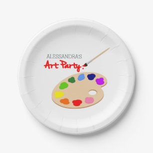 paint palette plates