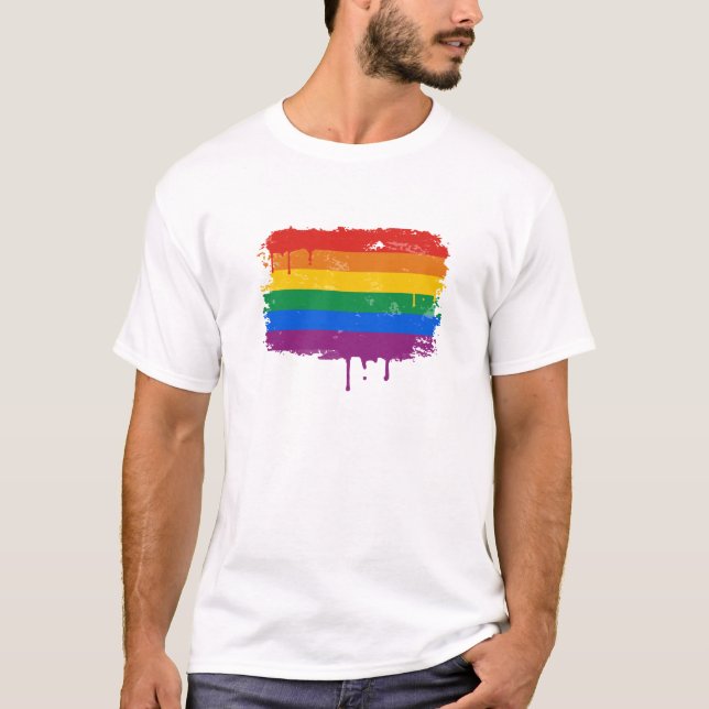 Rainbow Paint T-Shirt (Front)