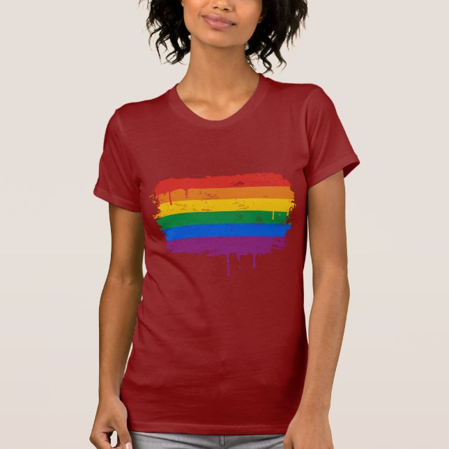 Rainbow Paint T-Shirt (Front)