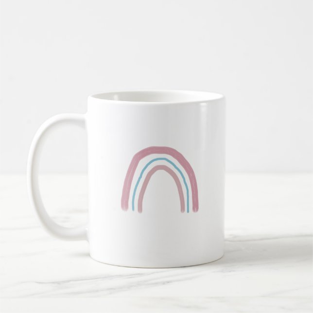 Rainbow Painting Coffee Mug (Left)