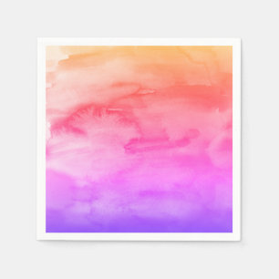 Rainbow Painting Ombre Napkins