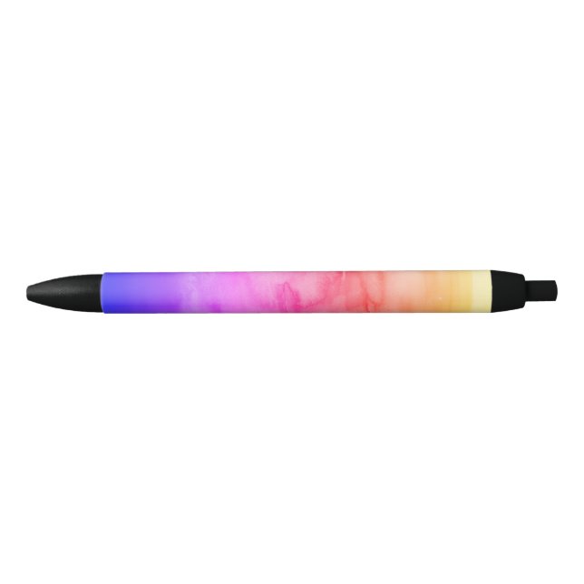 Rainbow Painting Texture Pattern Beach Pen (Front)