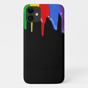Rainbow Paints Drips iPhone 11 Case