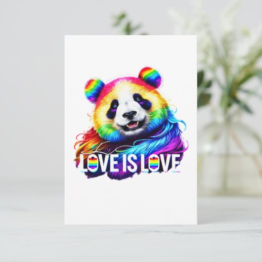 Rainbow Panda (Standing Front)