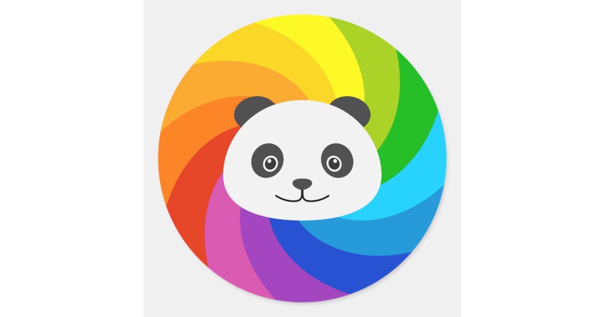 rainbow panda anime