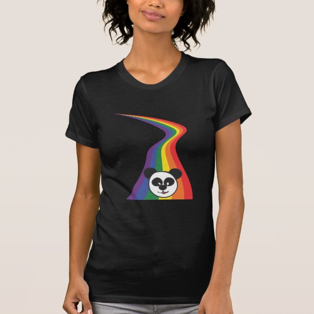 Rainbow Panda T-Shirt (Front)