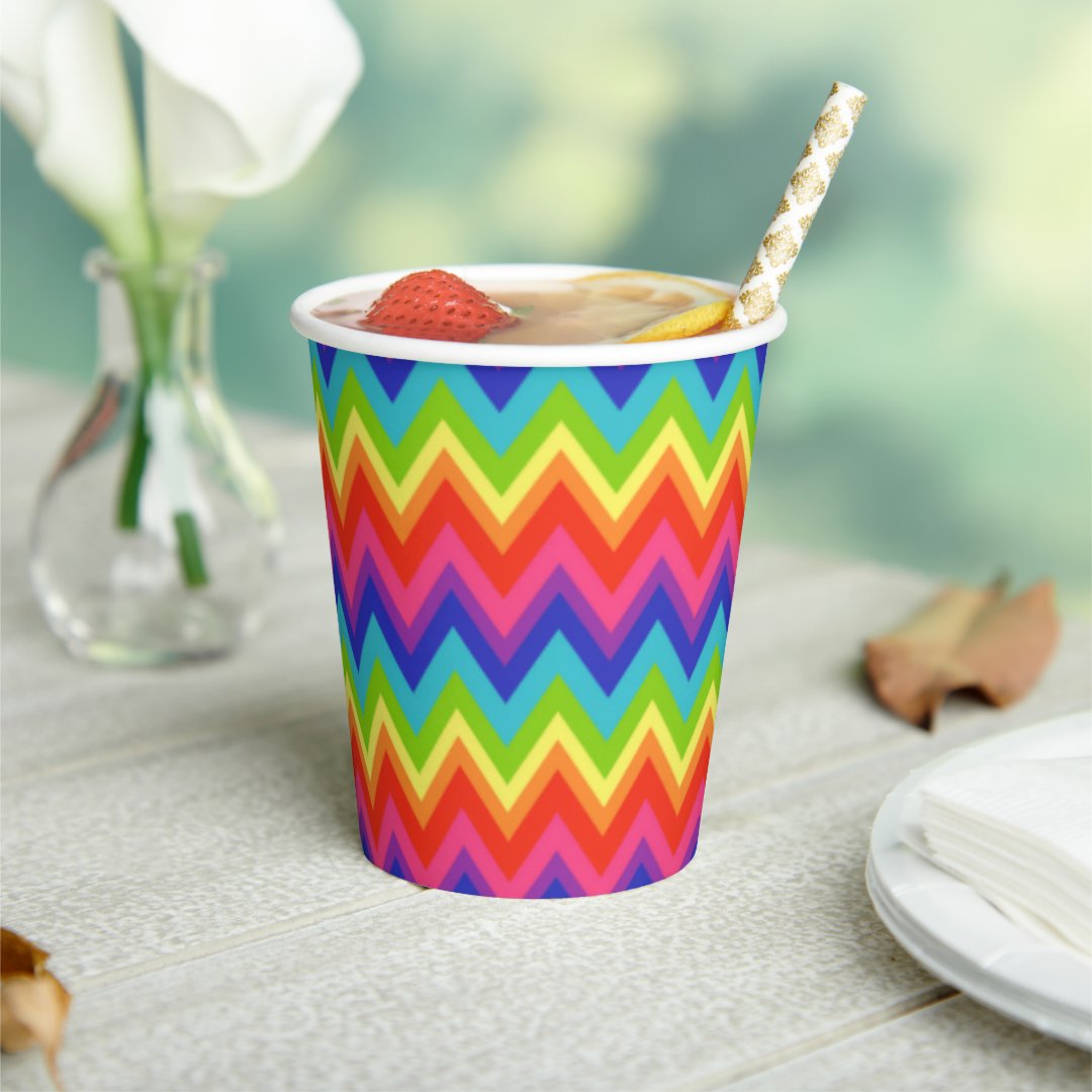 Rainbow Paper Cups (Insitu)