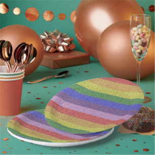 RAINBOW PAPER PLATES