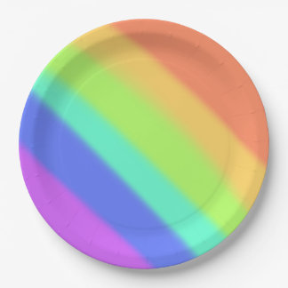 Rainbow Paper Plates