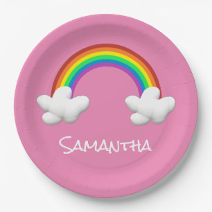 Rainbow Paper Plates