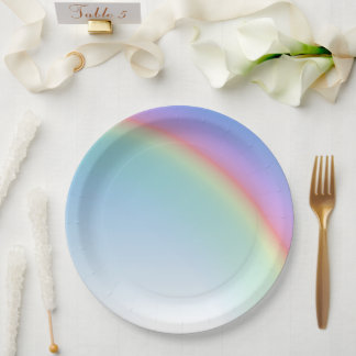 Rainbow Paper Plates