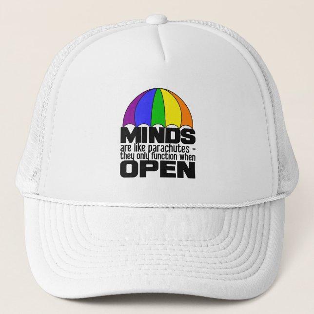 Rainbow Parachute hat - choose color (Front)