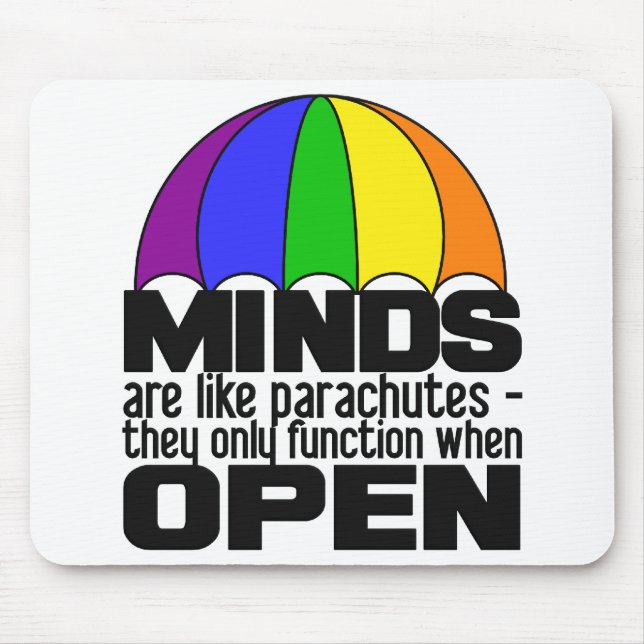 Rainbow Parachute mousepad (Front)