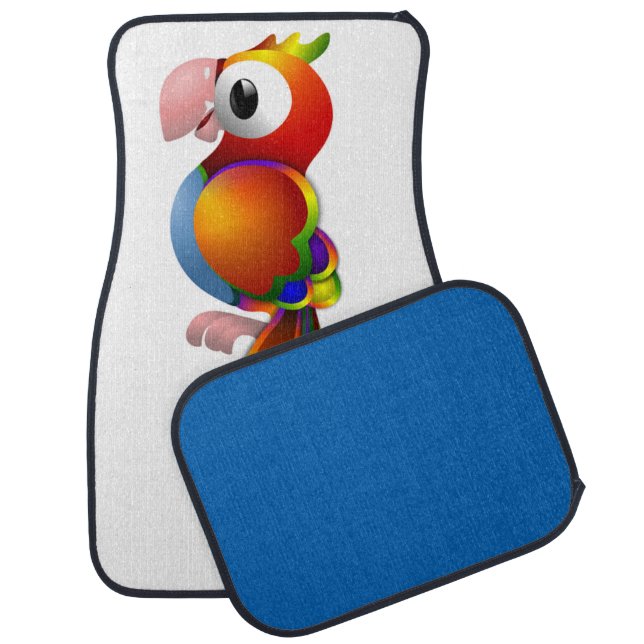 RAINBOW PARROT CAR FLOOR MAT (Set)