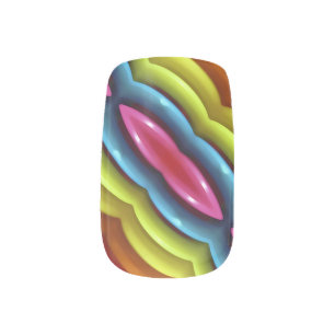 Rainbow Party Nail Art Print