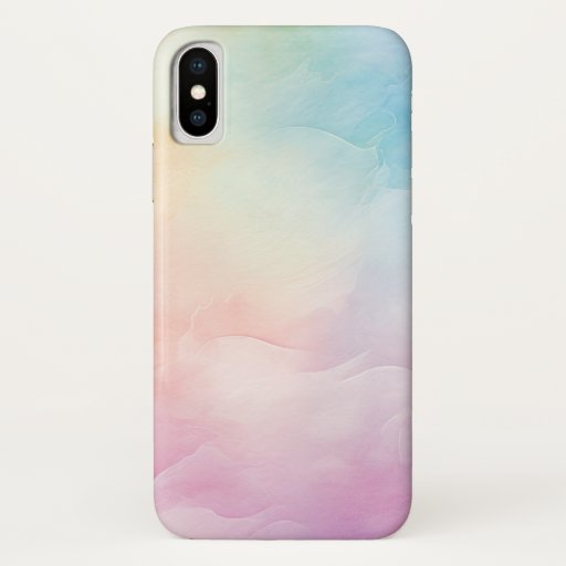 Rainbow Pastel Aesthetic  iPhone X Case
