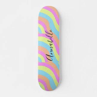 Rainbow Pastel Color Cute Retro