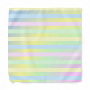 Rainbow pastel colors bandana