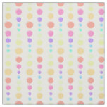 Rainbow Pastel Dots Pattern Fabric