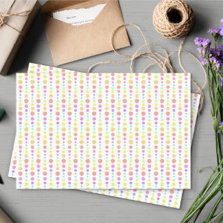 Rainbow Pastel Dots Pattern