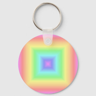 rainbow pastel keychain