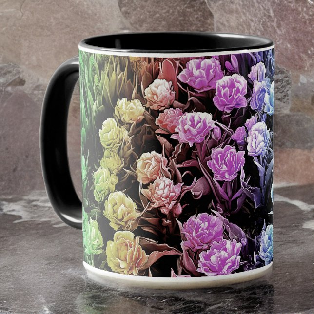 Rainbow Pastel Tulips Mug (Creator Uploaded)