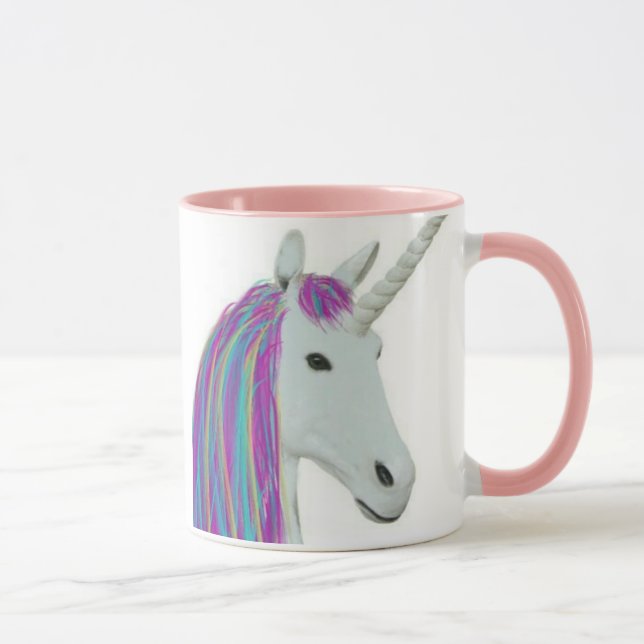 Rainbow Pastel Unicorn Coffee Mug (Right)