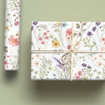 Rainbow Pastels Watercolor Wildflower Meadow Wrapping Paper Sheets<br><div class="desc">Infuse your gift-giving with the enchanting charm of our Rainbow Pastels Watercolor Wildflower Meadow Wrapping Paper Sheets. Perfect for birthdays, baby showers, and any special occasion, these sheets feature a vibrant array of hand-painted wildflower designs in soft rainbow pastels. The beautiful blend of colors and delicate botanical patterns create a...</div>