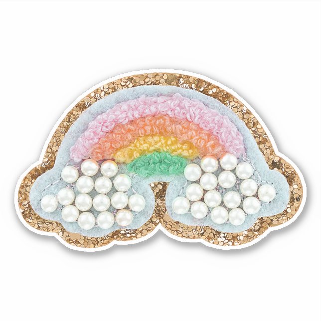 Rainbow patch sticker (Front)