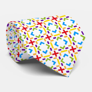 Rainbow Pattern graphical pattern Neck Tie