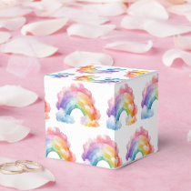 Rainbow Pattern Kids Birthday  Favor Boxes