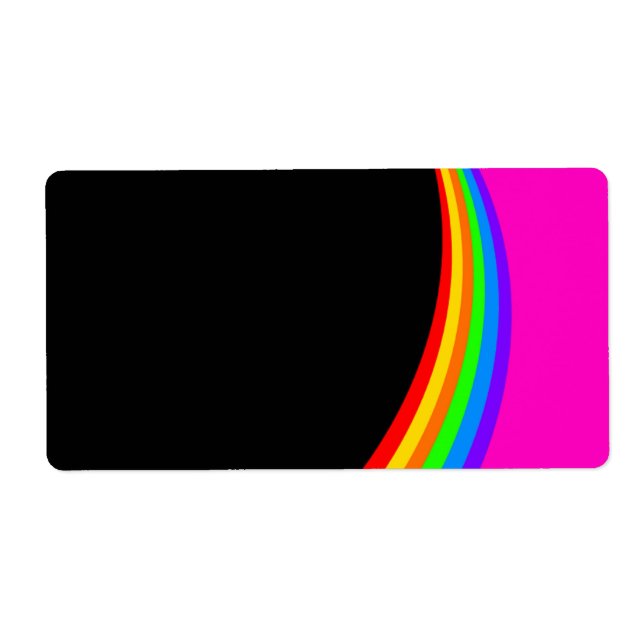 RAINBOW PATTERN LABEL (Front)